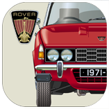 Rover P6 3500S (Series II) 1971-77 Coaster 7